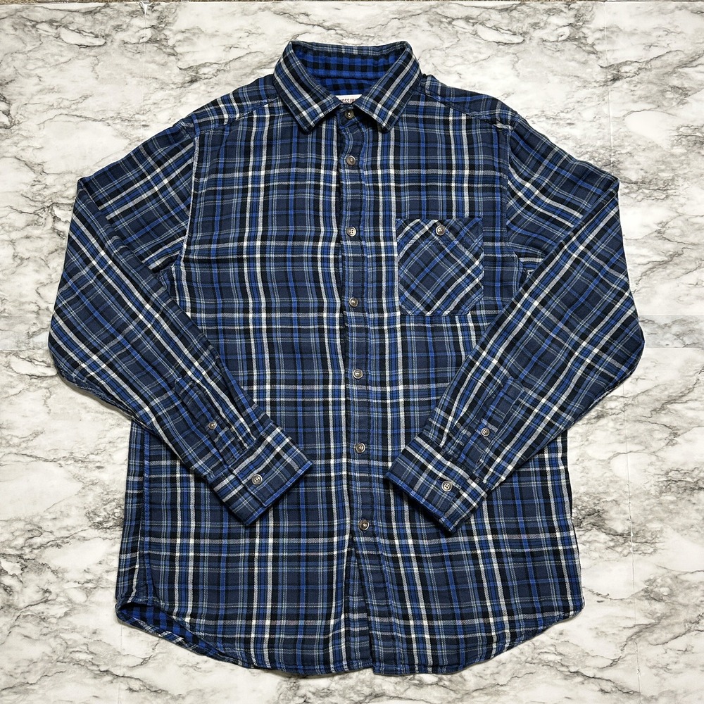 Mossimo Supply Co‎ Flannel Men's Shirt Size M Multicolor Plaid Button Up Cotton